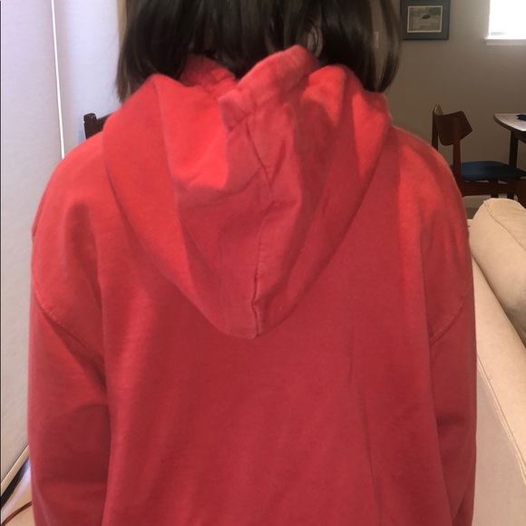 brandy melville red USA oversized hoodie - Picture 3 of 4